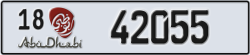 abu dhabi - code - 18 - number -42055