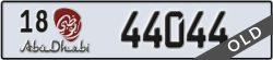 abu dhabi - code - 18 - number -44044