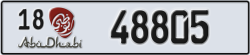 abu dhabi - code - 18 - number -48805