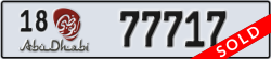 abu dhabi - code - 18 - number -77717