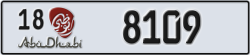 abu dhabi - code - 18 - number -8109