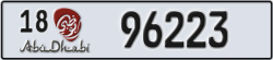 abu dhabi - code - 18 - number -96223