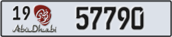 abu dhabi - code - 19 - number -57790