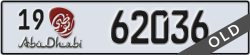 abu dhabi - code - 19 - number -62036