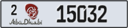 abu dhabi - code - 2 - number -15032