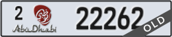 abu dhabi - code - 2 - number -22262