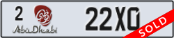 abu dhabi - code - 2 - number -22X0