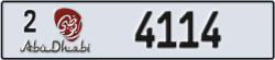 abu dhabi - code - 2 - number -4114