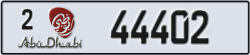 abu dhabi - code - 2 - number -44402
