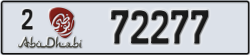 abu dhabi - code - 2 - number -72277