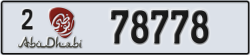 abu dhabi - code - 2 - number -78778