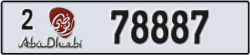 abu dhabi - code - 2 - number -78887