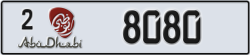 abu dhabi - code - 2 - number -8080