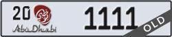 abu dhabi - code - 20 - number -1111