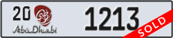 abu dhabi - code - 20 - number -1213
