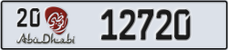 abu dhabi - code - 20 - number -12720