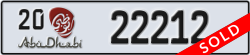 abu dhabi - code - 20 - number -22212