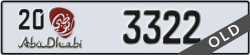 abu dhabi - code - 20 - number -3322