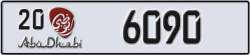 abu dhabi - code - 20 - number -6011