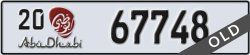 abu dhabi - code - 20 - number -67748