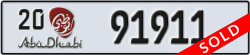 abu dhabi - code - 20 - number -91911