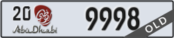 abu dhabi - code - 20 - number -9998