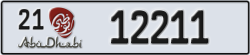 abu dhabi - code - 21 - number -12211