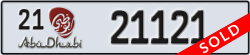 abu dhabi - code - 21 - number -21121