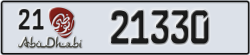 abu dhabi - code - 21 - number -21330