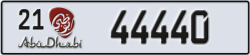 abu dhabi - code - 21 - number -44440