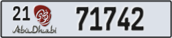 abu dhabi - code - 21 - number -71742