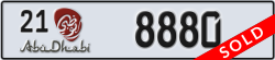 abu dhabi - code - 21 - number -8880