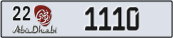 abu dhabi - code - 22 - number -1110