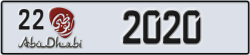 abu dhabi - code - 22 - number -2020