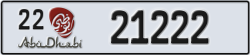 abu dhabi - code - 22 - number -21222