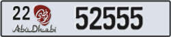 abu dhabi - code - 22 - number -52555