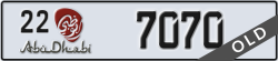 abu dhabi - code - 22 - number -7070