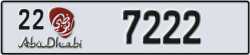 abu dhabi - code - 22 - number -7222