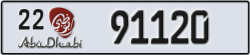 abu dhabi - code - 22 - number -91120