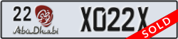 abu dhabi - code - 22 - number -X022X