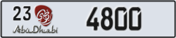 abu dhabi - code - 23 - number -4800
