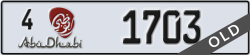 abu dhabi - code - 4 - number -1703