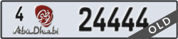 abu dhabi - code - 4 - number -24444
