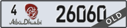 abu dhabi - code - 4 - number -26060