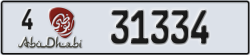 abu dhabi - code - 4 - number -31334