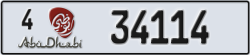 abu dhabi - code - 4 - number -34035