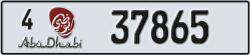 abu dhabi - code - 4 - number -37865