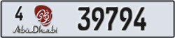 abu dhabi - code - 4 - number -39794