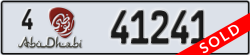 abu dhabi - code - 4 - number -41241