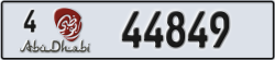 abu dhabi - code - 4 - number -44849